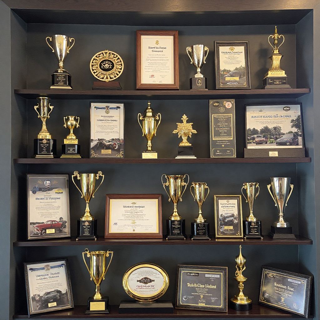 Trofee și certificate de excelență CleanCar